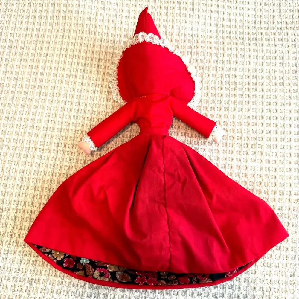 Handmade Little Red Riding Hood Topsy Turvy Doll Pretend Play StoryTime Library